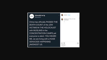 Fact Check: Death Count For Muslims In Chinese Concentration Camps Has NOT Surpassed Number Of Jews Killed In The Holocaust