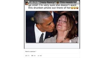 Fact Check: Photo Of President Obama Kissing Nancy Pelosi Is Not A 'Drunken Photo'