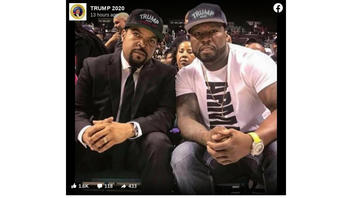 Eric Trump Tweets Fake Photo: Ice Cube, 50 Cent in Trump Hat