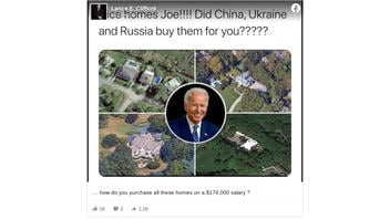 Fact Check: Biden Does NOT Own Four Homes Worth Millions And Funded By Foreign Entities