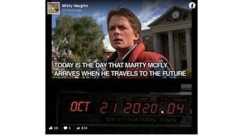 Fact Check: 'Today' Is NOT The Day That Marty McFly Arrives When He Travels To The Future -- That 'Today' Was 5 Years Ago