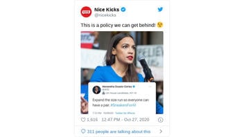 Fact Check: AOC Did NOT Urge Company To 'Expand The Size Run So Everyone Can Have A Pair' 