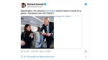 Fact Check: Maskless Joe Biden Photo Was NOT Taken in 2020 -- It's From 2019, Before Pandemic