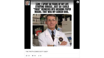 Fact Check: President Trump Did Not Post This Fauci Meme On Facebook