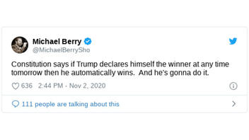 Fact Check: The Constitution Does NOT Say That A Candidate Can Just Declare Themself Winner