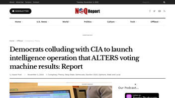 Fact Check: NO Evidence Democrats Are Colluding With CIA To Alter Voting Machines