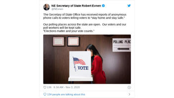 Fact Check: 'Stay Home' Robocalls To Voters Are NOT Authentic