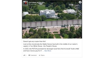Fact Check: Photo Of Mammoth Wall In Front Of The White House Is NOT Real