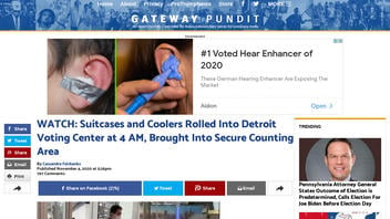 Fact Check: Suitcases And Coolers Rolled Into Secure Counting Area Of Detroit Voting Center At 4 AM Was NOT Election Fraud