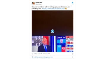 Fact Check: A Pornhub Notification Did NOT Appear On CNN's 'Magic Wall' Display During CNN Election Coverage