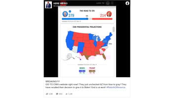 Fact Check: CNN Did NOT Retract Its Projection That Biden Won Arizona -- CNN Had Yet To 'Call' Arizona When Claim Was Made