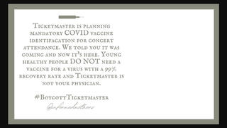 Fact Check: Ticketmaster Did NOT Announce A Plan For Mandatory COVID Vaccine ID To Attend Concerts