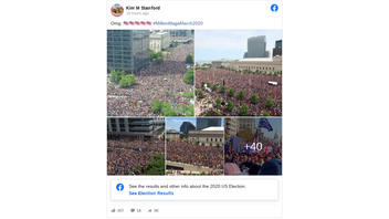 Fact Check: Several Photos Of 2016 Cleveland Cavaliers Parade Do NOT Show November 14, 2020 Trump Protests in Washington D.C.