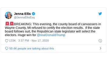 Fact Check: Wayne County, Michigan, Board Of Canvassers Did NOT 'Refuse' To Certify The Results Of The Presidential Election -- First They Deadlocked, Then They Certified The Votes