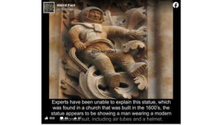 Fact Check: The Astronaut Stone Carving On Spain's Cathedral of Salamanca Is NOT A Mystery