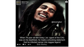 Fact Check: Ex-CIA Agent Did NOT Confess On His Deathbed He Infected Bob Marley With Cancer