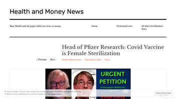 Fact Check: Head Of Pfizer Research Did NOT Say COVID Vaccine is Female Sterilization