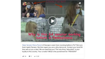 Fact Check: Georgia State Senator Elena Parent Was NOT Busted Counting Ballots In Pennsylvania