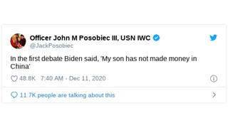 Fact Check: Joe Biden Did NOT Say 'My Son Has Not Made Money In China' In The First Presidential Debate