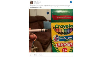 Fact Check: Black Crayola Crayon Labeled 'Negro' Is NOT Racist -- It's Spanish