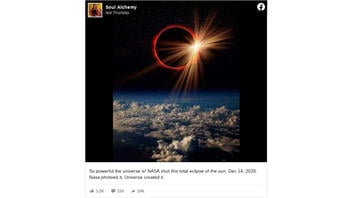 Fact Check: This Is NOT A NASA Photo Of A Solar Eclipse