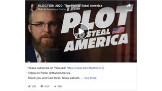 Fact Check: Purported Evidence in 'The Plot To Steal America' Video Does NOT Support Election Fraud Claims -- Mostly Consists of Rehashed Hoaxes