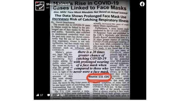 Fact Check: Maine's Rise In COVID-19 Cases NOT Linked To Face Masks
