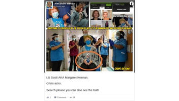 Fact Check: First Brit To Receive Approved COVID Vaccine Is NOT A Crisis Actor