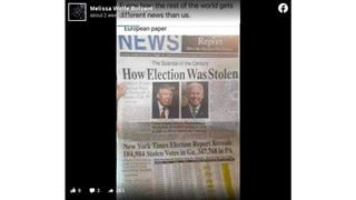 Fact Check: New York Times Election Report Did NOT Reveal 104,984 Stolen Votes in Ga, 347,768 in PA -- Also NOT Published In "European paper"