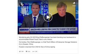 Fact Check: Georgia Secretary Of State Brad Raffensperger Does NOT Have A Brother Ron Who Is CTO Of China's Huawei Corp