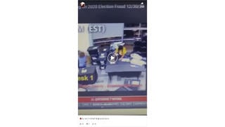 Fact Check: Video From Georgia Does NOT Show Election Official Improperly Scanning The Same Ballots Multiple Times