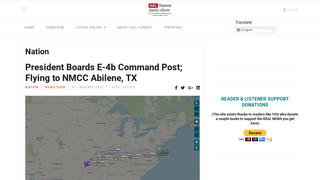 Fact Check: President Did NOT Board E-4b Command Post For A Flight To NMCC Abilene, Texas, On January 6, 2021