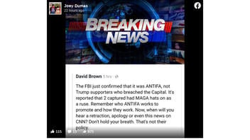 Fact Check: The FBI Did NOT Confirm It Was Antifa Activists, Not Trump Supporters Who Stormed The Capitol