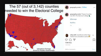 Fact Check: These 57 Counties Are NOT 'Needed' To Win The Electoral College