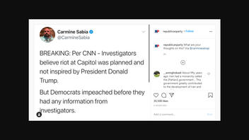 Fact Check: CNN Did NOT Report Investigators Believe Riot At U.S. Capitol Wasn't Trump-Inspired