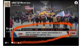 Fact Check: CNN Did NOT Report Antifa Took Responsibility For Capitol Hill Riots