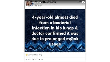 Fact Check: NO Evidence That Masks Cause Bacterial Lung Infections In Children