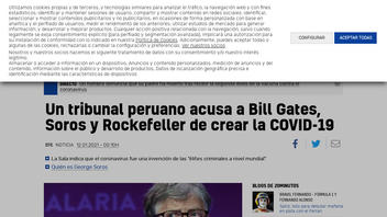 Fact Check: Despite Peruvian Court Declaration, There Is NO Evidence Soros, Gates and Rockefeller Created COVID-19