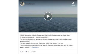 Fact Check: This Is NOT A Picture Of Two Oceans Meeting But Not Mixing