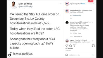 Fact Check: California DID Lift Stay-At-Home Order While Hospitalizations Remain High -- Because Those Numbers Are Dropping