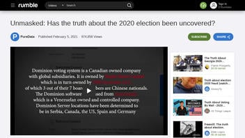 Fact Check: 'Unmasked' Video Does NOT Uncover The Truth About The 2020 Presidential Election