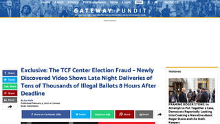 Fact Check: Newly Discovered Video Does NOT Show Late-Night Deliveries Of Illegal Ballots In Detroit, Michigan