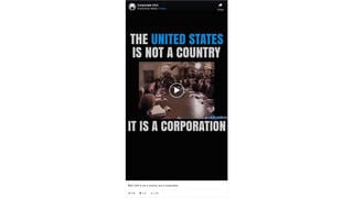 Fact Check: The U.S.A. Is NOT A Corporation And African Americans Are NOT Still Owned By Anyone
