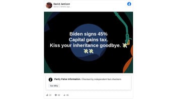 Fact Check: President Joe Biden Did NOT Sign a '45% Capital Gains Tax'