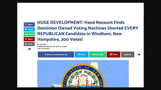 Fact Check: Hand Recount Of 2020 Election Results In Windham, New Hampshire Is NOT Proof Of Election Fraud By 'Dominion Voting Machines'