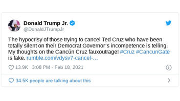 Fact Check: Donald Trump Jr. Did NOT Say The Governor Of Texas Was A Democrat