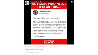 Fact Check: It Is NOT True There Is "No Evidence" Masks or Lockdowns Slow COVID-19 Spread