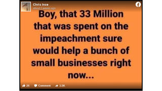 Fact Check: $33 Million Was NOT Spent On Trump's First Impeachment