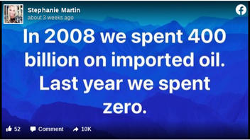 Fact Check: The United States Did NOT Spend Zero Dollars On Imported Oil In 2020