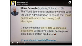 Fact Check: Klaus Schwab Did NOT Tweet That There Are Coming Food Shortages